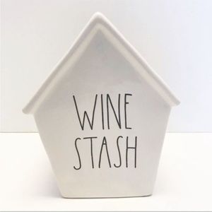 RAE DUNN “WINE STASH“ HOUSE COIN BANK